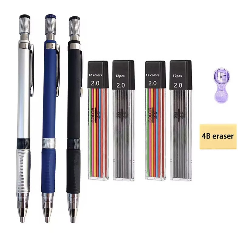 Mechanical Pencil Set 2.0mm Wi - Staedtler Pencil Lumocolor ulasan dan harga