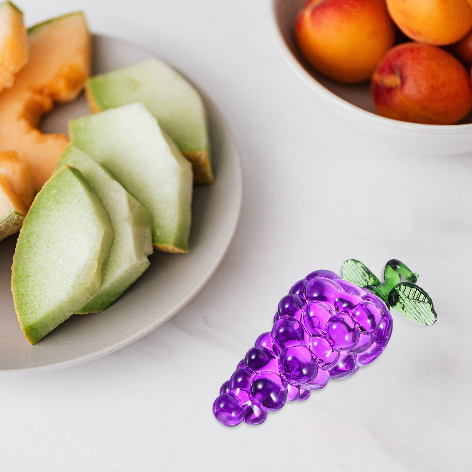 Crystal Grape Artificial Fruit - Paper Weight Crystal ulasan dan harga