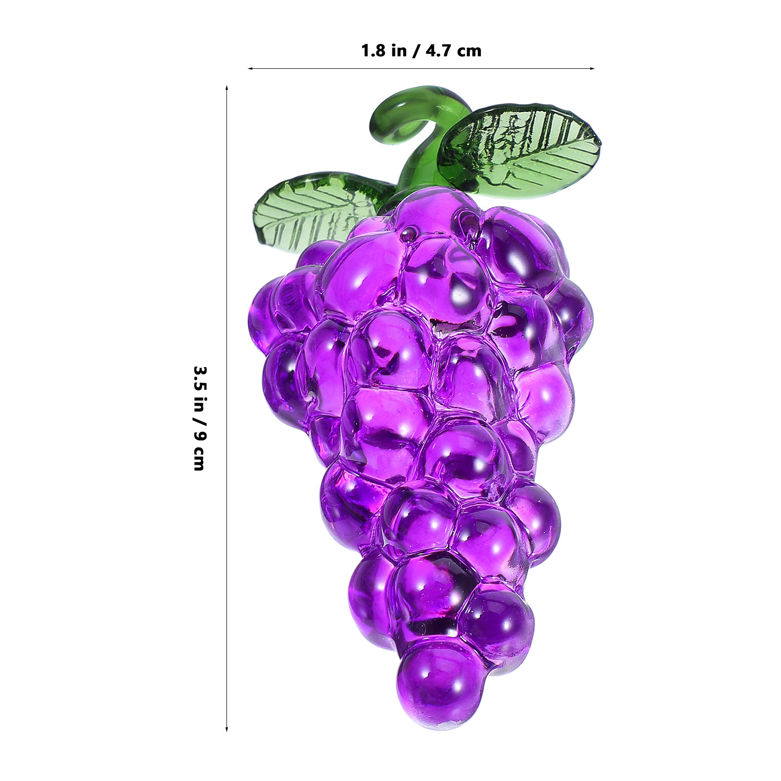 Crystal Grape Artificial Fruit - Paper Weight Crystal ulasan dan harga