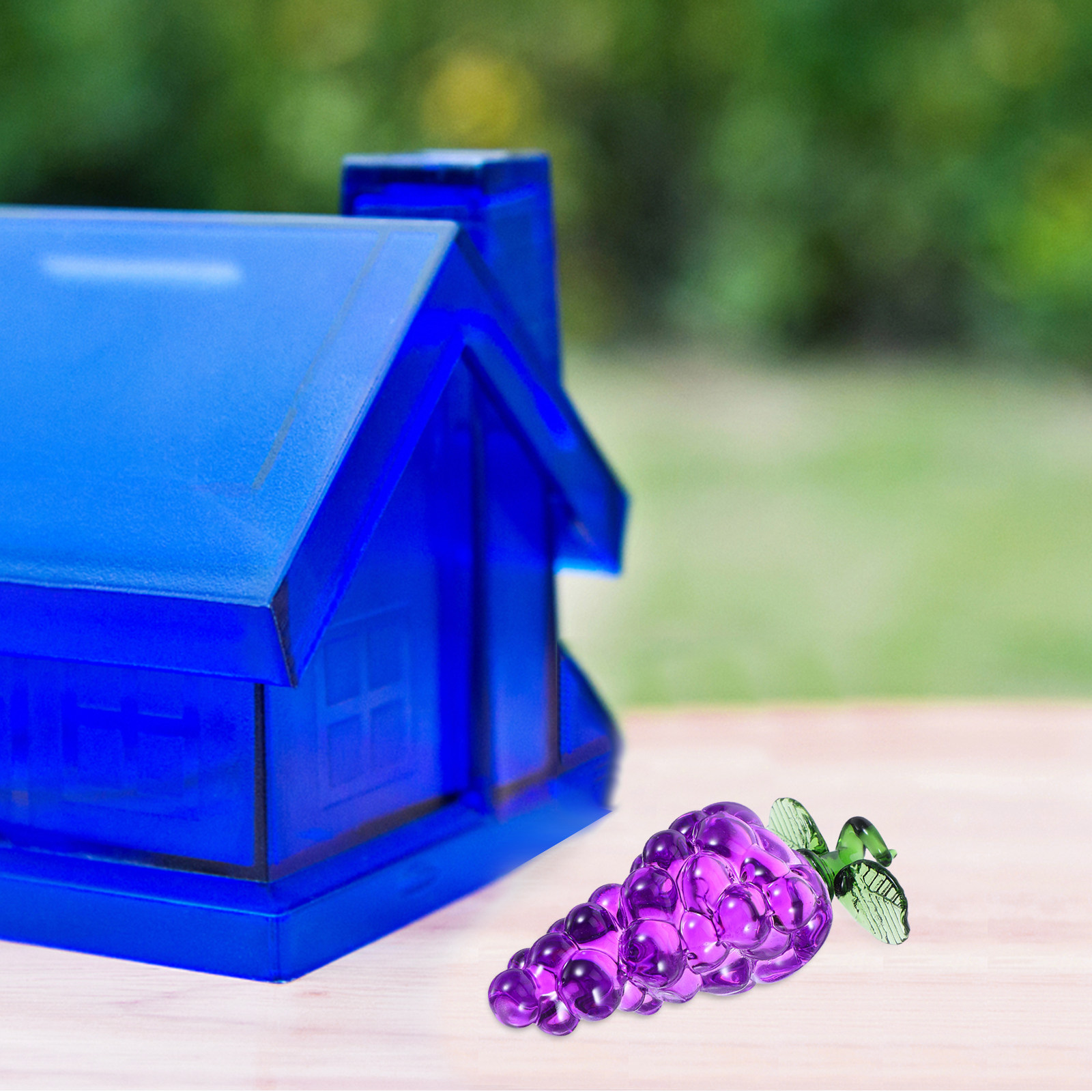 Crystal Grape Artificial Fruit - Paper Weight Crystal ulasan dan harga