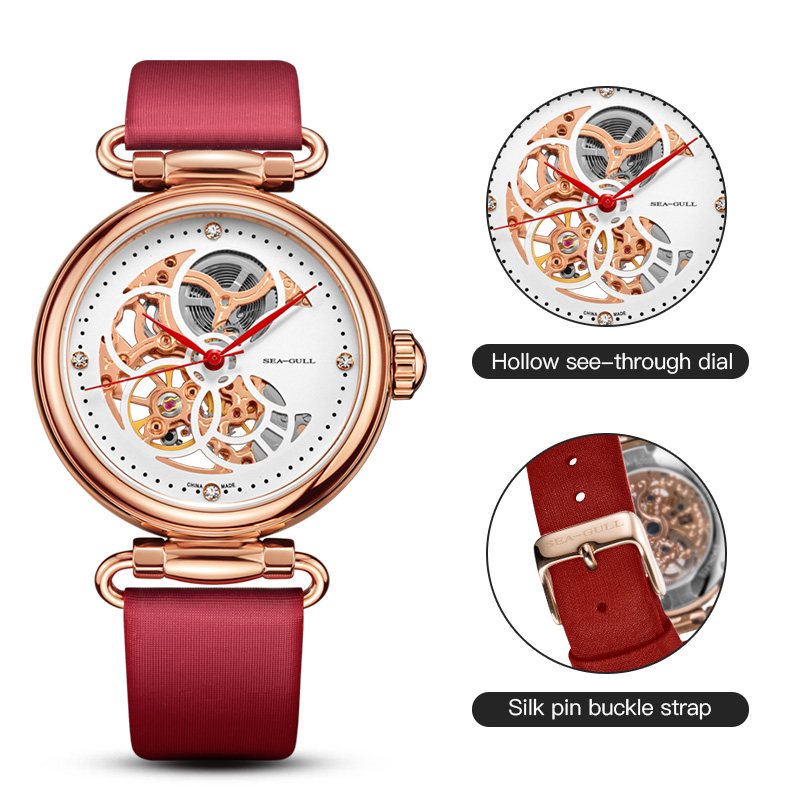 Seagull Openwork Dial Mechanic - Paper Weight Crystal ulasan dan harga