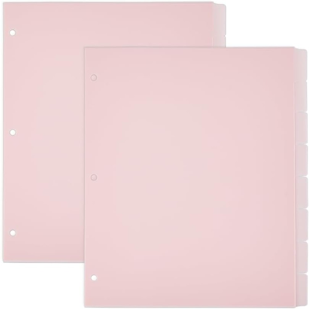 16 Sheets 3 Ring A4 Pink Binde - Tab Divider A4 ulasan dan harga