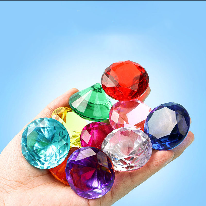 1pcs Crystal Diamond Shaped Pa - Paper Weight Crystal ulasan dan harga