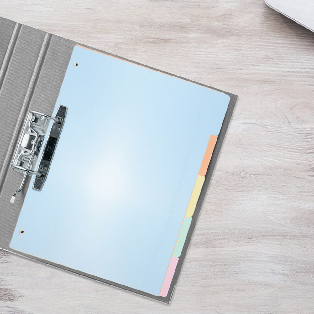 1Set Binder Dividers Plastic P - Tab Divider A4 ulasan dan harga